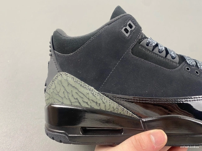 Retro CK9246-168 Jordan Air 3 Black Cat 1024